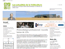 Tablet Screenshot of actualites.volticulteurs.fr